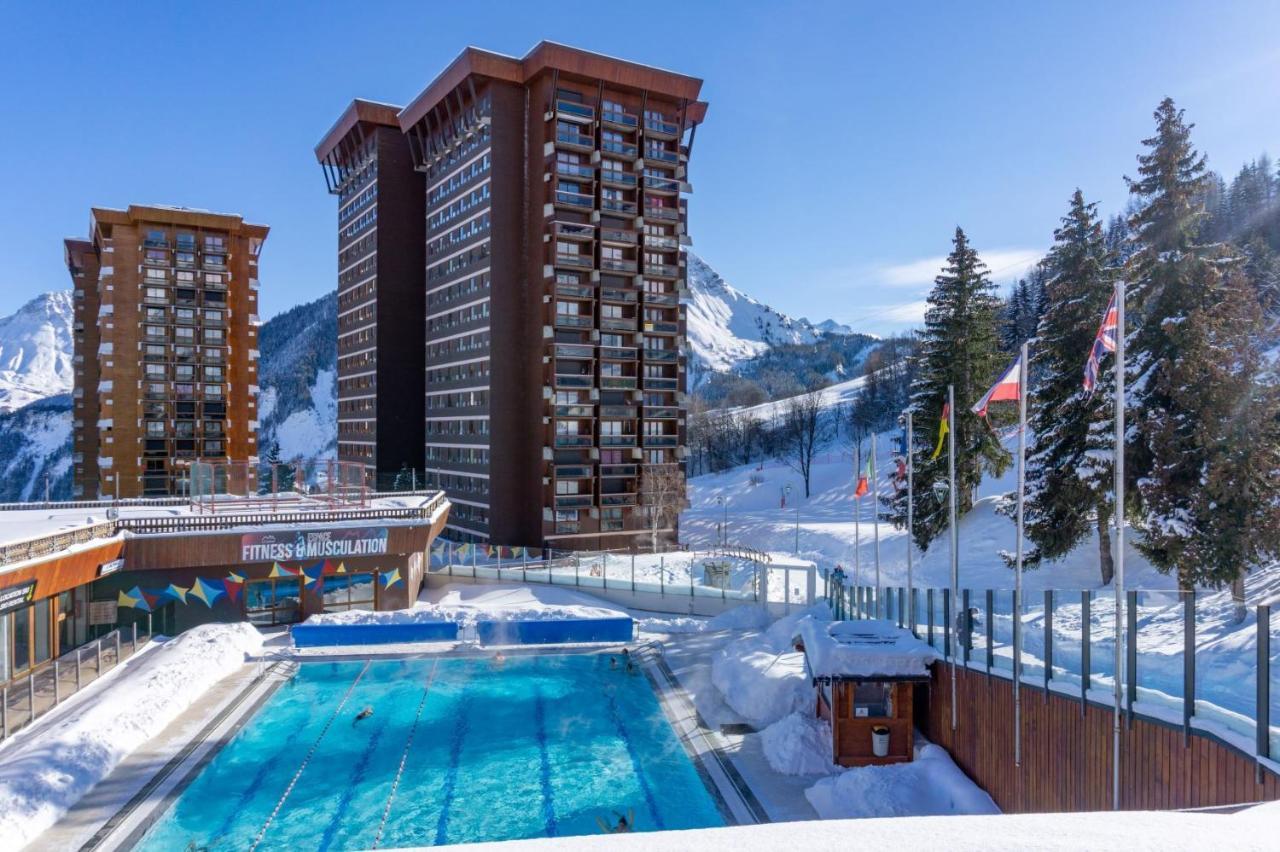 Appartement Avec Balcon Au Pied Des Pistes De Ski Villarembert Exterior foto